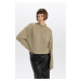 DEFACTO Relax Fit Half Turtleneck Sweatshirt