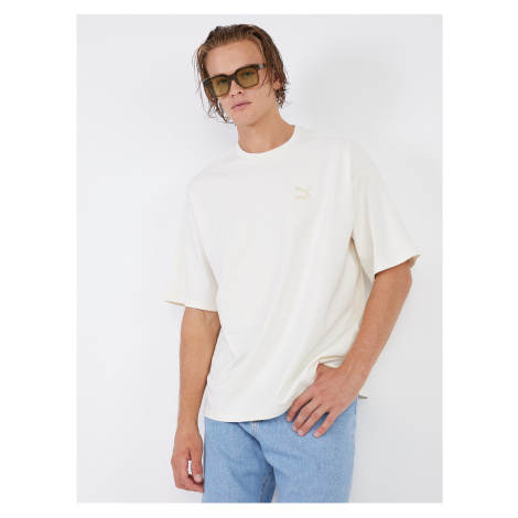 Cream Men's Oversize T-Shirt Puma Better Classics - Men