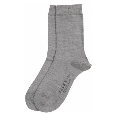 FALKE Ponožky 'Softmerino'  sivá melírovaná