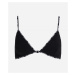 Spodná Bielizeň Karl Lagerfeld Mini Logo Triangle Bra Black