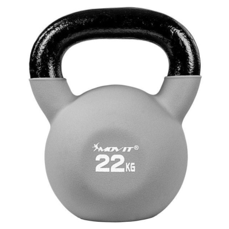 MOVIT Kettlebell činka šedá, 22 kg