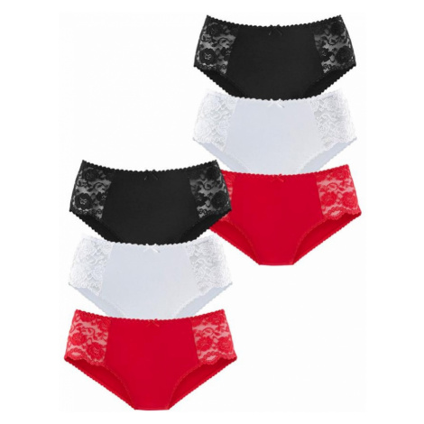 PETITE FLEUR Nohavičky  červená / čierna / biela