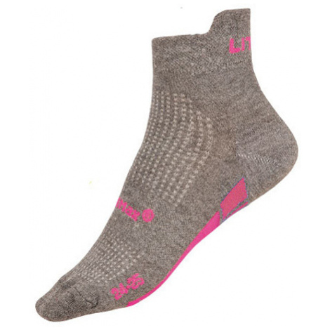 Litex Športové ponožky CoolMax 9A016 reflexne ružová