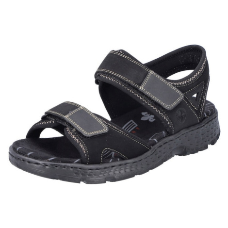 Rieker Trekingové sandále  sivá / čierna