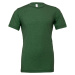 Canvas Unisex tričko CV3413 Grass Green Triblend -Heather