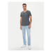 Tommy Jeans Tričko Jaspe DM0DM09587 Sivá Slim Fit