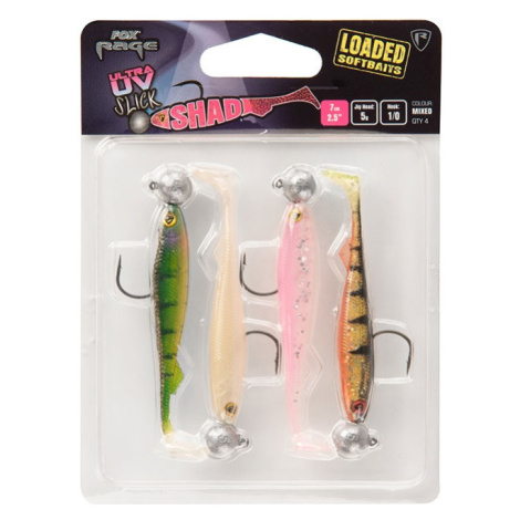 Fox rage gumová nástraha uv slick shad loaded - 11 cm 10 g