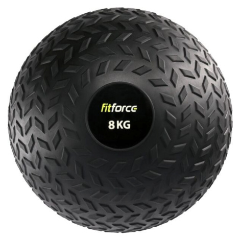 Fitforce SLAM BALL 8 KG Medicinbal, čierna, veľkosť