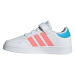 Detská rekreačná obuv ADIDAS Breaknet EL C footwear white acid red sky rush