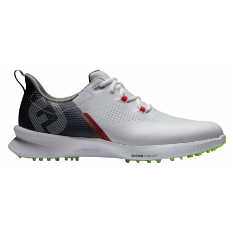 Footjoy FJ Fuel Mens Golf Shoes White/Navy/Lime
