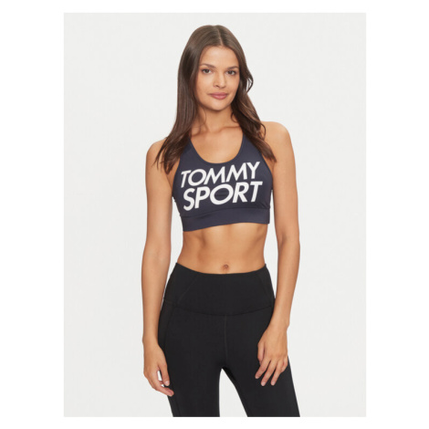 Tommy Sport Podprsenkový top Sports Bra Logo Medium S105100070 Tmavomodrá