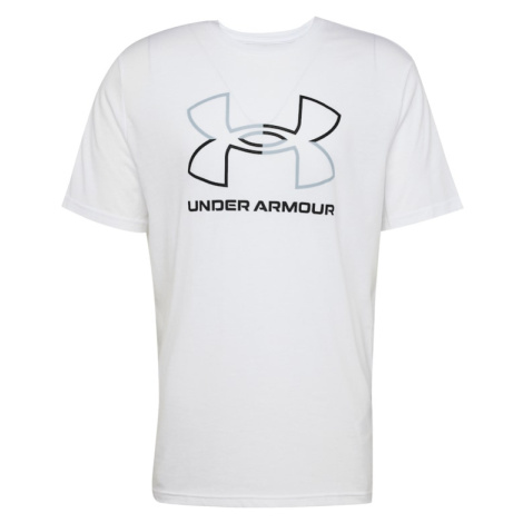 UNDER ARMOUR Funkčné tričko 'Foundation'  sivá / čierna / biela