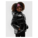 Dievčenská bunda 4F JUNIOR DOWN JACKET-JAW23TDJAF267-21S-BLACK