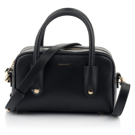 KABELKA GANT ICONIC MINI LEATHER BAG BLACK