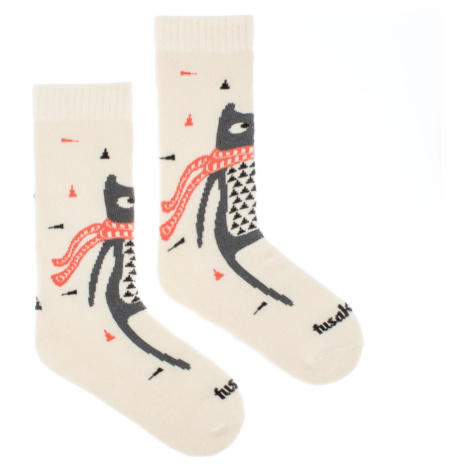 Detské ponožky Froté Vĺčik tĺčik Fusakle