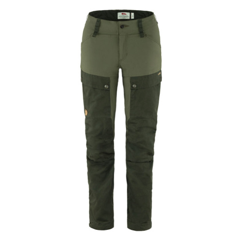 Fjällräven Keb Trousers W reg Deep Forrest Dámske - Nohavice Fjällräven - Zelená - F89898-662-62
