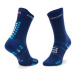 Compressport Ponožky Vysoké Unisex Pro Racing Socks V4.0 Run High XU00046B_533 Tmavomodrá