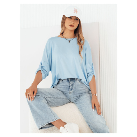 Dámska blúzka s dlhým rukávom BAFINA Farba modrá DSTREET