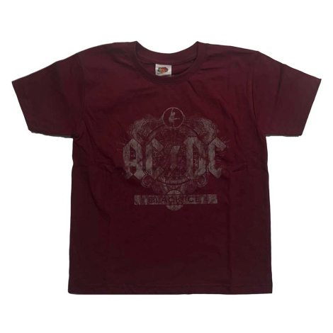 AC/DC tričko Black Ice Červená