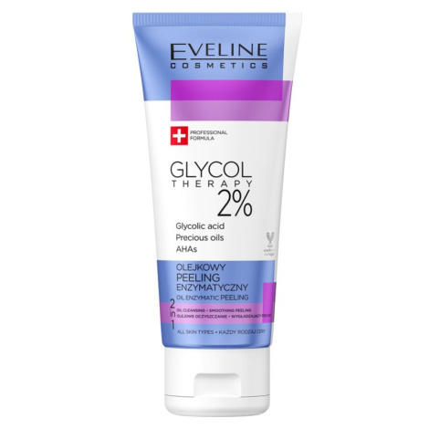 Eveline Cosmetics Glycol Therapy enzymatický peeling s AHA so vzácnymi olejmi