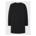 Calvin Klein Curve Úpletové šaty Inclu Micro Logo K20K205474 Čierna Regular Fit