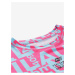 Tmavo ružové dievčenské funkčné tričko ALPINE PRO Louso
