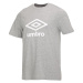 Umbro LARGE LOGO TEE ESSENTIALS Pánske tričko, sivá, veľkosť