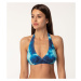 Aloha From Deer Woman's Tie Dye Halter Neck Bikini Top BTH AFD852