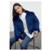 Trendyol Navy Blue Regular Pattern Knitwear Detailed Water Repellent Puffer Jacket