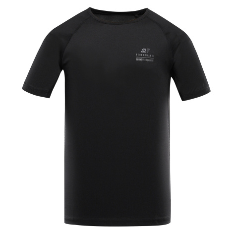 Men's functional T-shirt with cool-dry ALPINE PRO BOND black