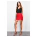 Trendyol Red Woven Skirt