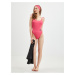 Calvin Klein Women's One-piece Swimsuit, Headband and Towel Set in Pink and Black b - Women