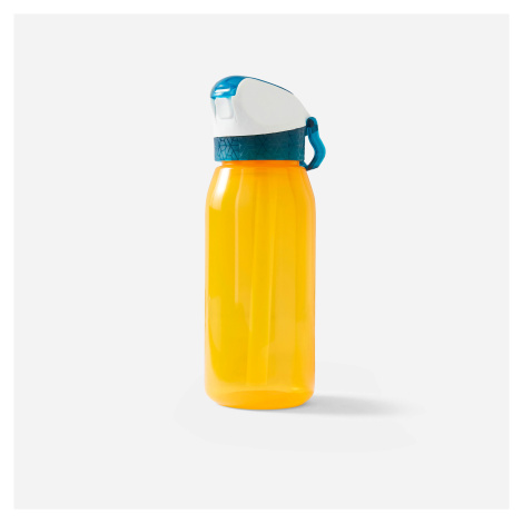 Cyklistická fľaša so slamkou pre deti od 3 do 6 rokov 350 ml žltá