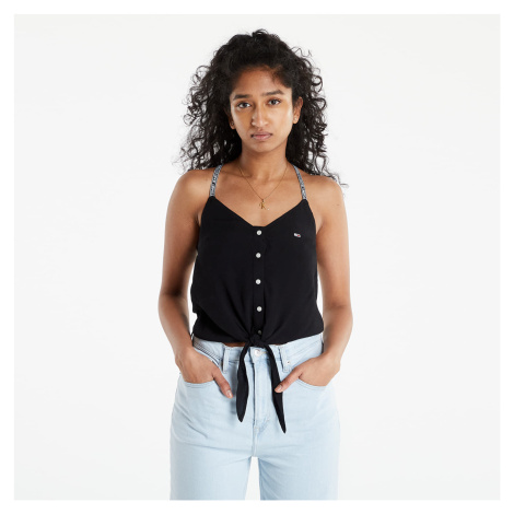Tommy Jeans Essential Strappy Top Black Tommy Hilfiger
