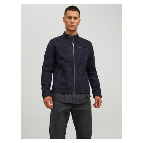 Pánske kožené a koženkové bundy Jack & Jones