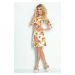 Dámske spoločenské šaty BLOSSOM s kvietkovaným motívom krátke kvetované - Kvetovaná / - Numoco s