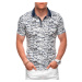 Edoti Printed Men's Polo Shirt