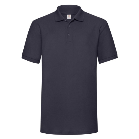 Navy Heavy Polo Friut of the Loom T-shirt Fruit of the loom