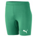 Puma LIGA BASELAYER SHORT TIGH JR Detské športové šortky, zelená, veľkosť