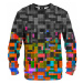 Mr. GUGU & Miss GO Unisex's Colorful Blocks Sweater S-Pc2071