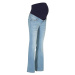 Materské komfortné strečové džínsy, bootcut