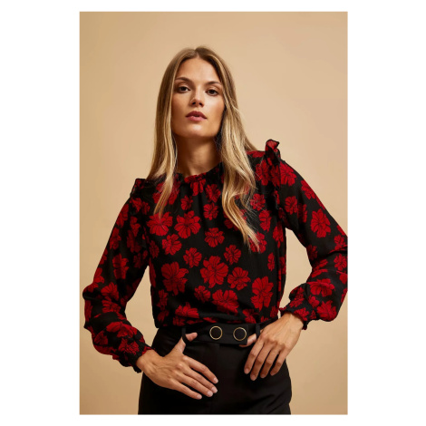 Shirt with floral pattern Moodo