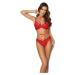 Push-up podprsenka Kinga PU-1036 Rachel Red