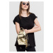 Mini Metallic Backpack Gold