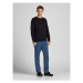 Jack&Jones Mikina Bradley 12249341 Čierna Relaxed Fit