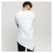 Tričko Urban Classics Asymetric Long Tee White