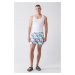 Avva Multicolour Quick Dry Printed Standard Size Comfort Fit Swimsuit Swim Shorts