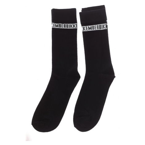 Bikkembergs  BK019-BLACK  Vysoké ponožky Čierna
