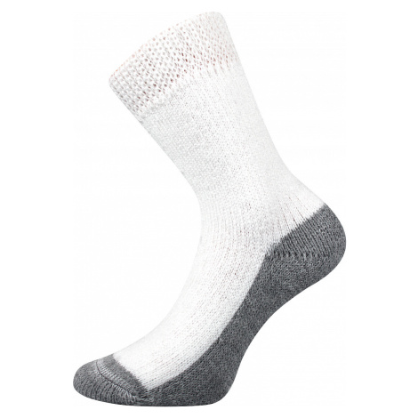 Teplé ponožky Boma biele (Sleep-white) M