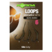 Korda hotové náväzce loop rigs df wide gape x micro barbed 8,2 kg-háčik 4